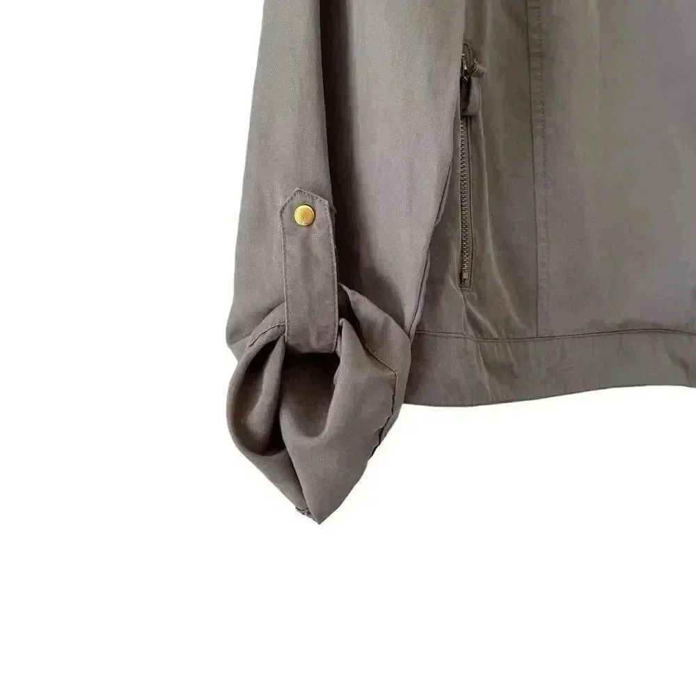 Mohito Basic Olive Army Green Front Zipper Chic M… - image 6